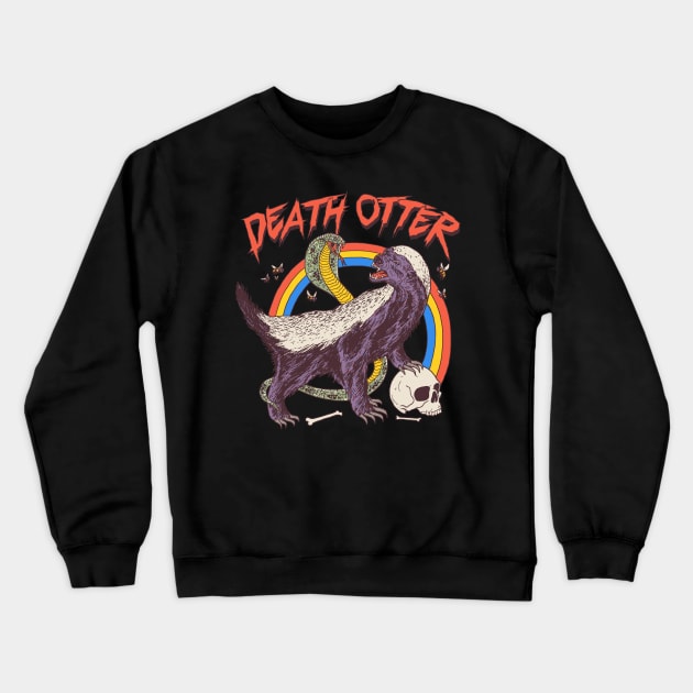 Death Otter Crewneck Sweatshirt by Hillary White Rabbit